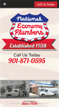 Mobile Screenshot of nationaleconomyplumbers.com